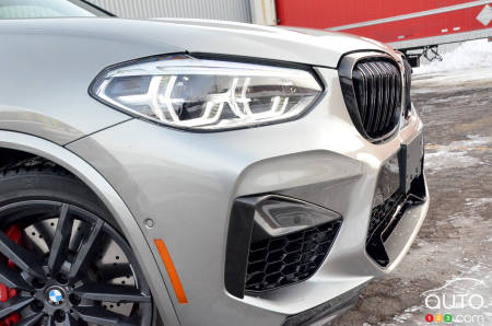 2021 BMW X4 M Competition, front end